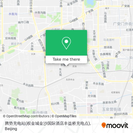 腾势充电站(权金城金沙国际酒店丰益桥充电点) map