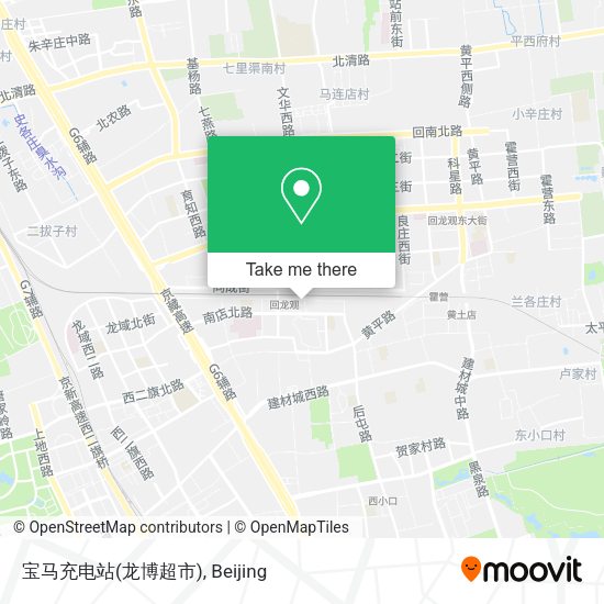 宝马充电站(龙博超市) map