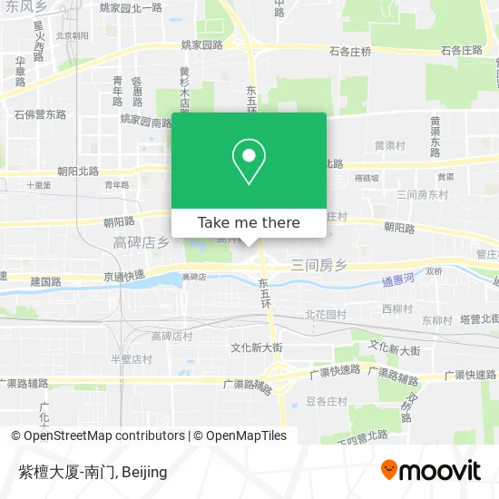 紫檀大厦-南门 map