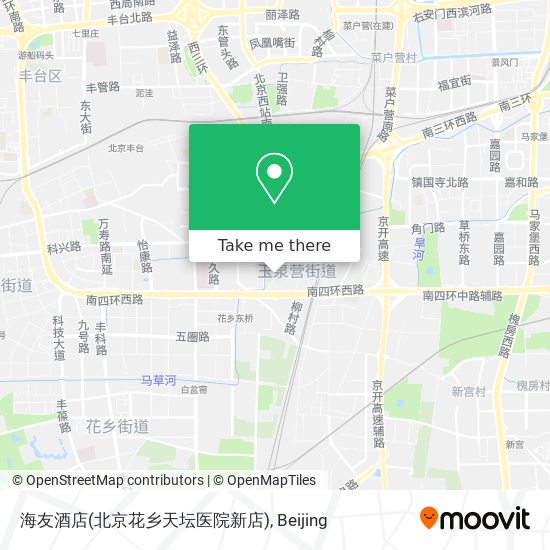 海友酒店(北京花乡天坛医院新店) map