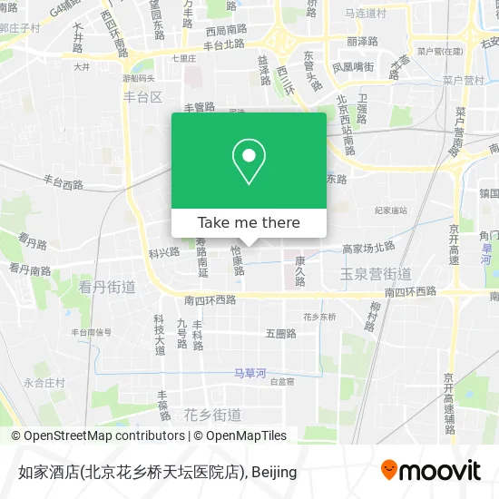 如家酒店(北京花乡桥天坛医院店) map