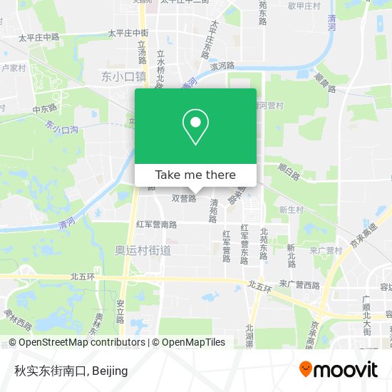 秋实东街南口 map