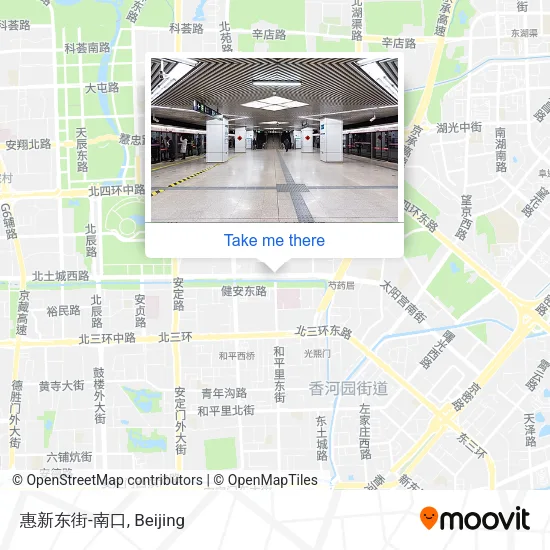 惠新东街-南口 map