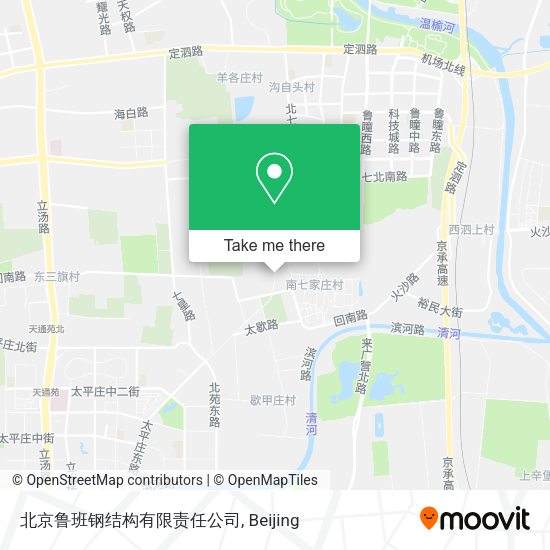 北京鲁班钢结构有限责任公司 map