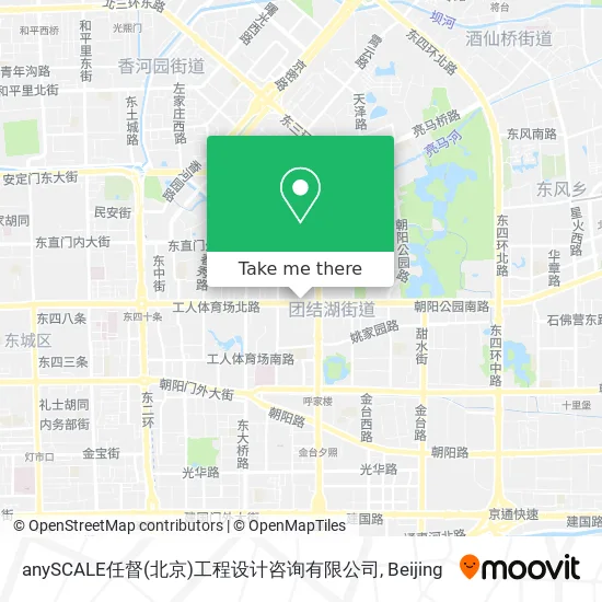 anySCALE任督(北京)工程设计咨询有限公司 map