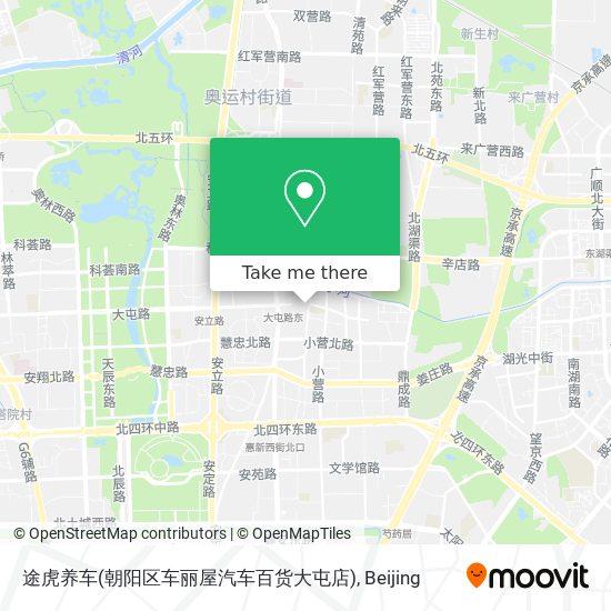 途虎养车(朝阳区车丽屋汽车百货大屯店) map