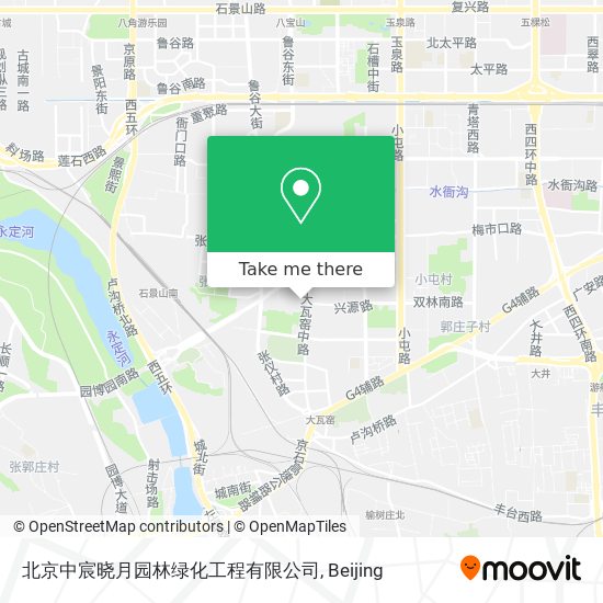 北京中宸晓月园林绿化工程有限公司 map
