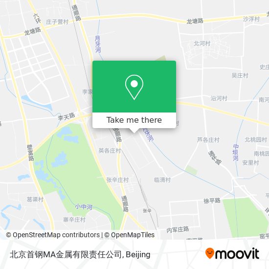 北京首钢MA金属有限责任公司 map