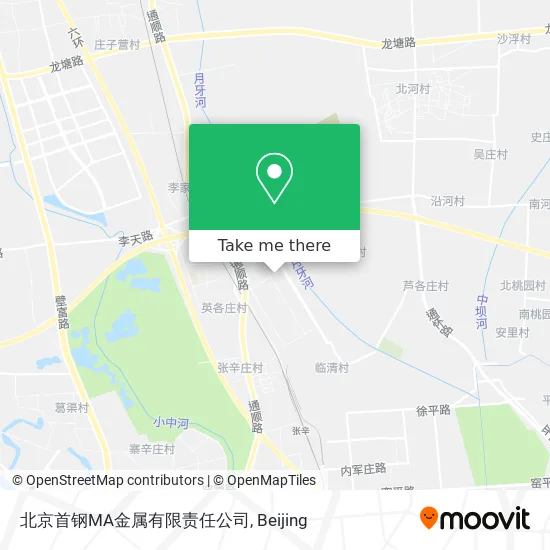 北京首钢MA金属有限责任公司 map