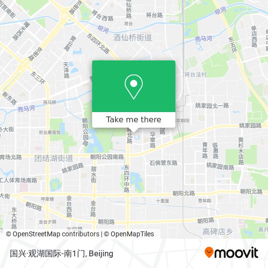 国兴·观湖国际-南1门 map