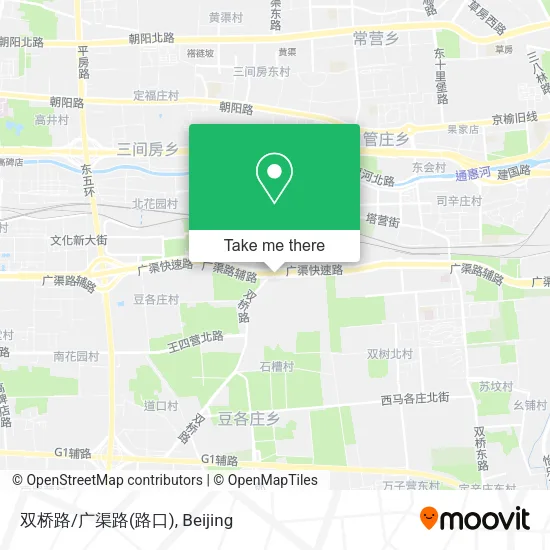 双桥路/广渠路(路口) map