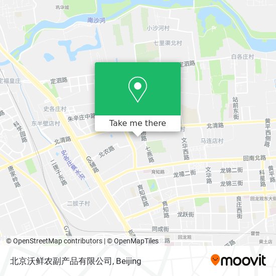 北京沃鲜农副产品有限公司 map