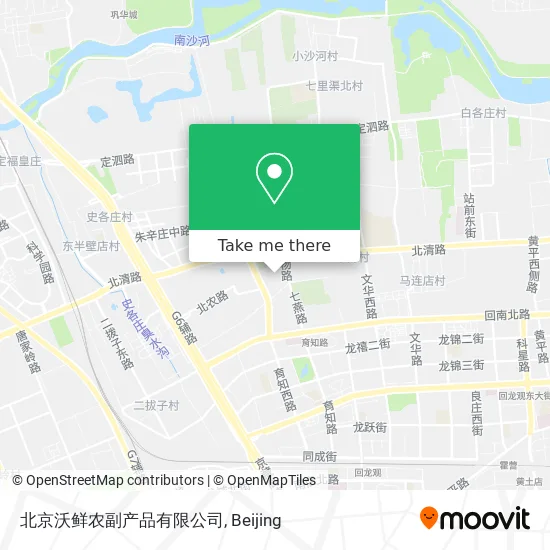 北京沃鲜农副产品有限公司 map