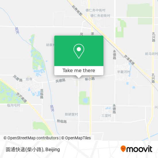 圆通快递(柴小路) map