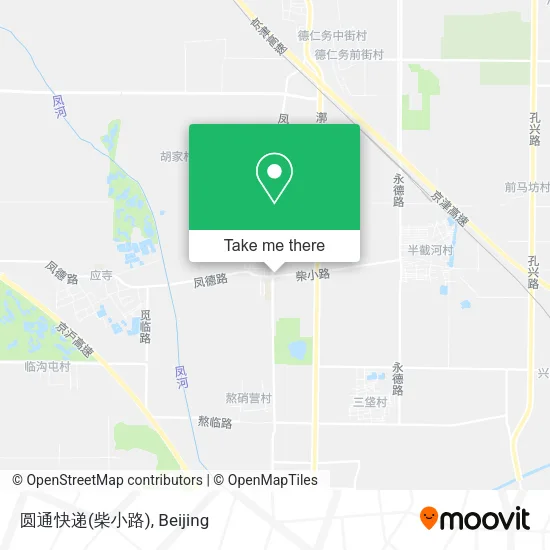 圆通快递(柴小路) map