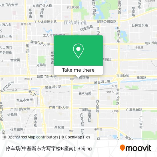 停车场(中基新东方写字楼B座南) map