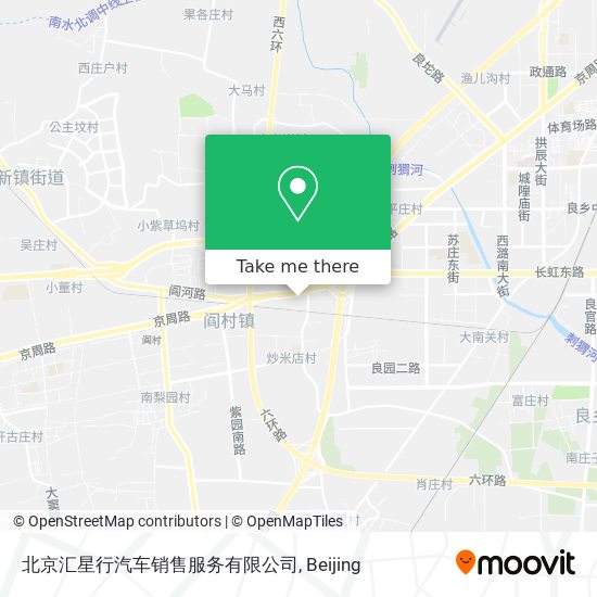 北京汇星行汽车销售服务有限公司 map