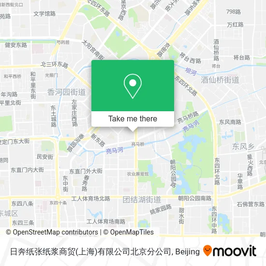日奔纸张纸浆商贸(上海)有限公司北京分公司 map