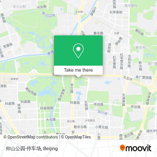 仰山公园-停车场 map