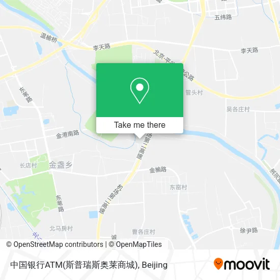 中国银行ATM(斯普瑞斯奥莱商城) map