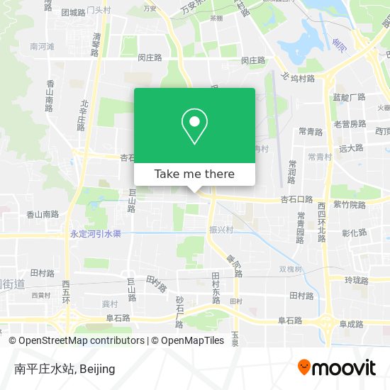 南平庄水站 map