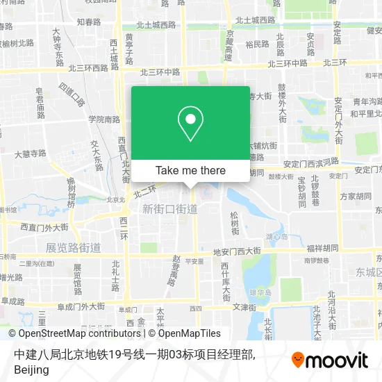 中建八局北京地铁19号线一期03标项目经理部 map