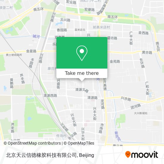 北京天云信德橡胶科技有限公司 map
