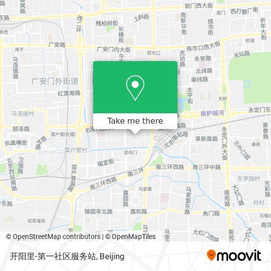 开阳里-第一社区服务站 map