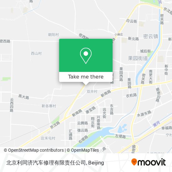 北京利同济汽车修理有限责任公司 map