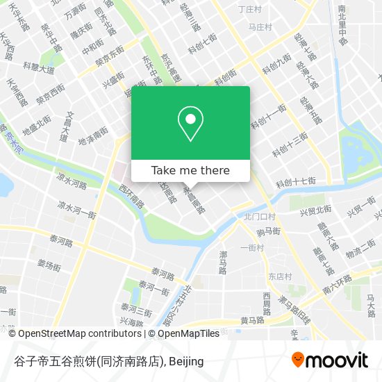 谷子帝五谷煎饼(同济南路店) map