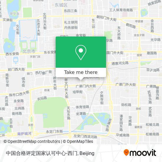 中国合格评定国家认可中心-西门 map