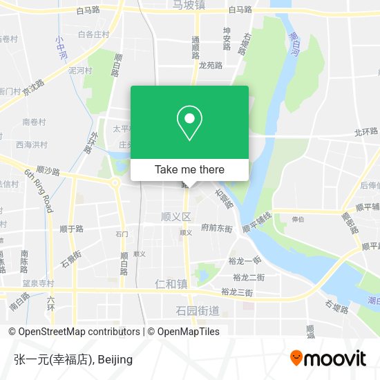 张一元(幸福店) map