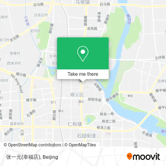 张一元(幸福店) map