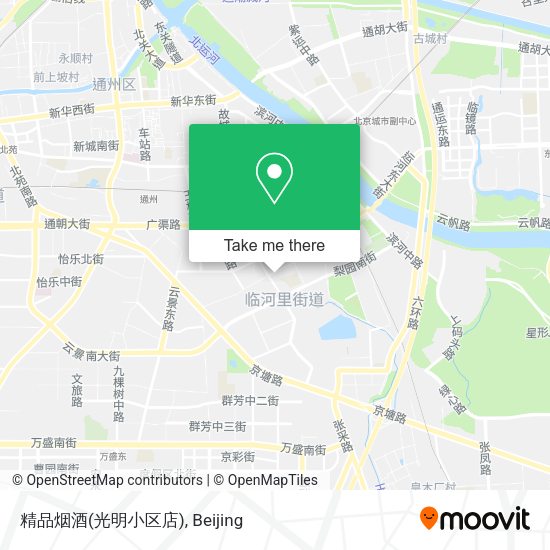 精品烟酒(光明小区店) map