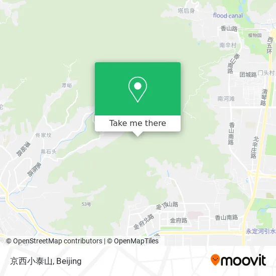 京西小泰山 map