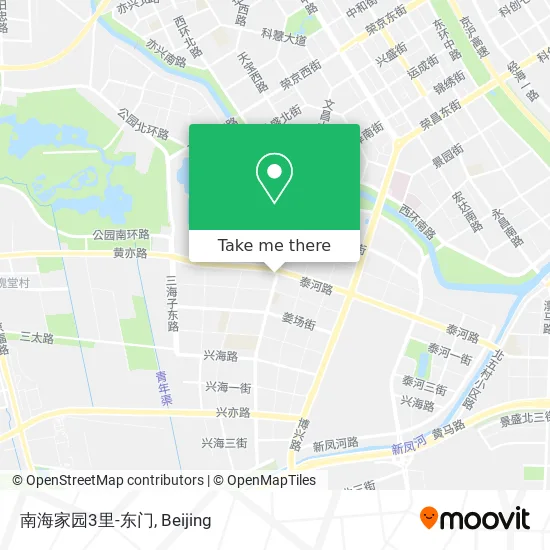 南海家园3里-东门 map