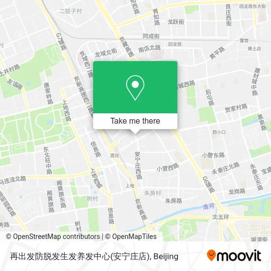再出发防脱发生发养发中心(安宁庄店) map