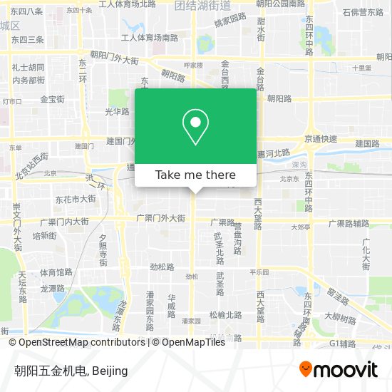 朝阳五金机电 map