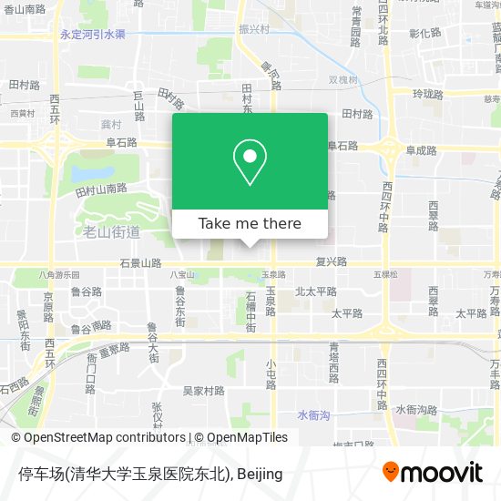 停车场(清华大学玉泉医院东北) map