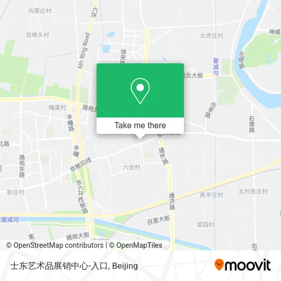 士东艺术品展销中心-入口 map