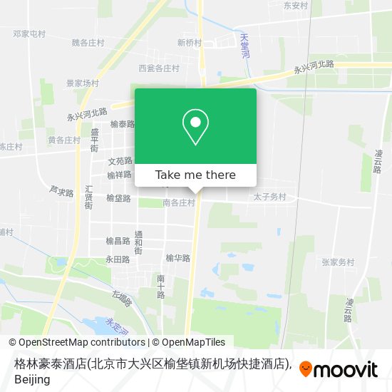 格林豪泰酒店(北京市大兴区榆垡镇新机场快捷酒店) map