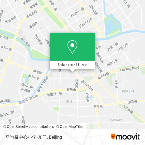 马驹桥中心小学-东门 map