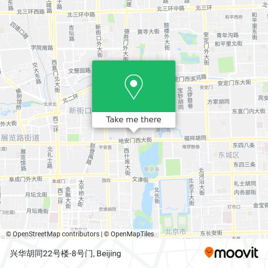 兴华胡同22号楼-8号门 map