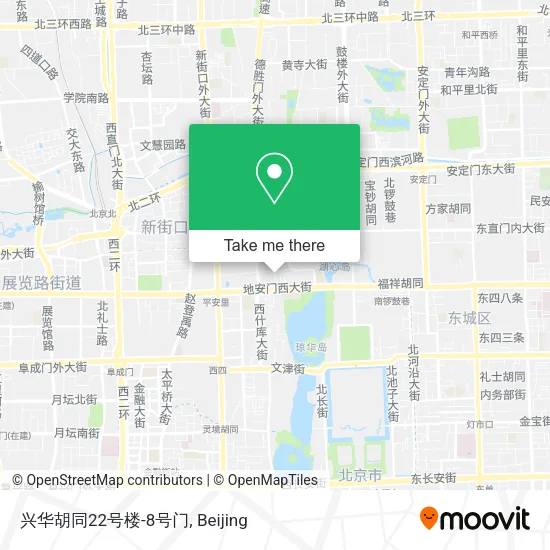 兴华胡同22号楼-8号门 map