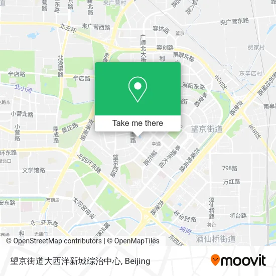 望京街道大西洋新城综治中心 map