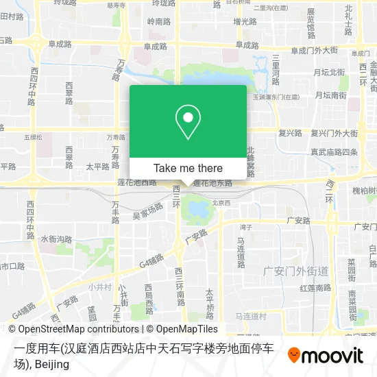 一度用车(汉庭酒店西站店中天石写字楼旁地面停车场) map
