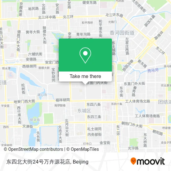 东四北大街24号万卉源花店 map