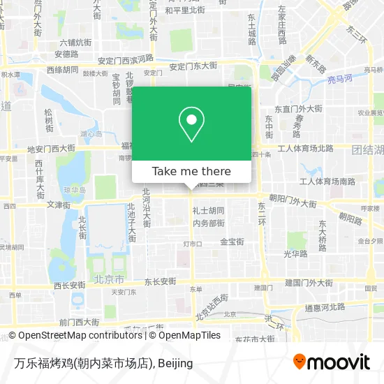 万乐福烤鸡(朝内菜市场店) map