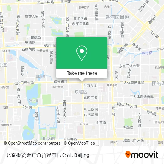 北京摄贸金广角贸易有限公司 map