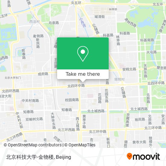 北京科技大学-金物楼 map